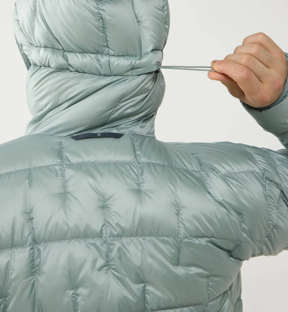 Haglöfs Men's Hede Down Hood Dew Green