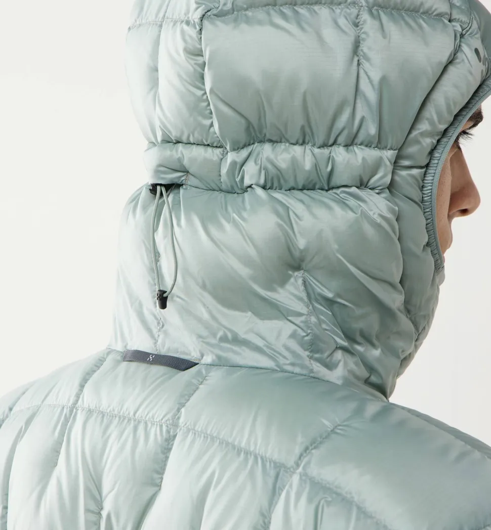 Haglöfs Men's Hede Down Hood Dew Green