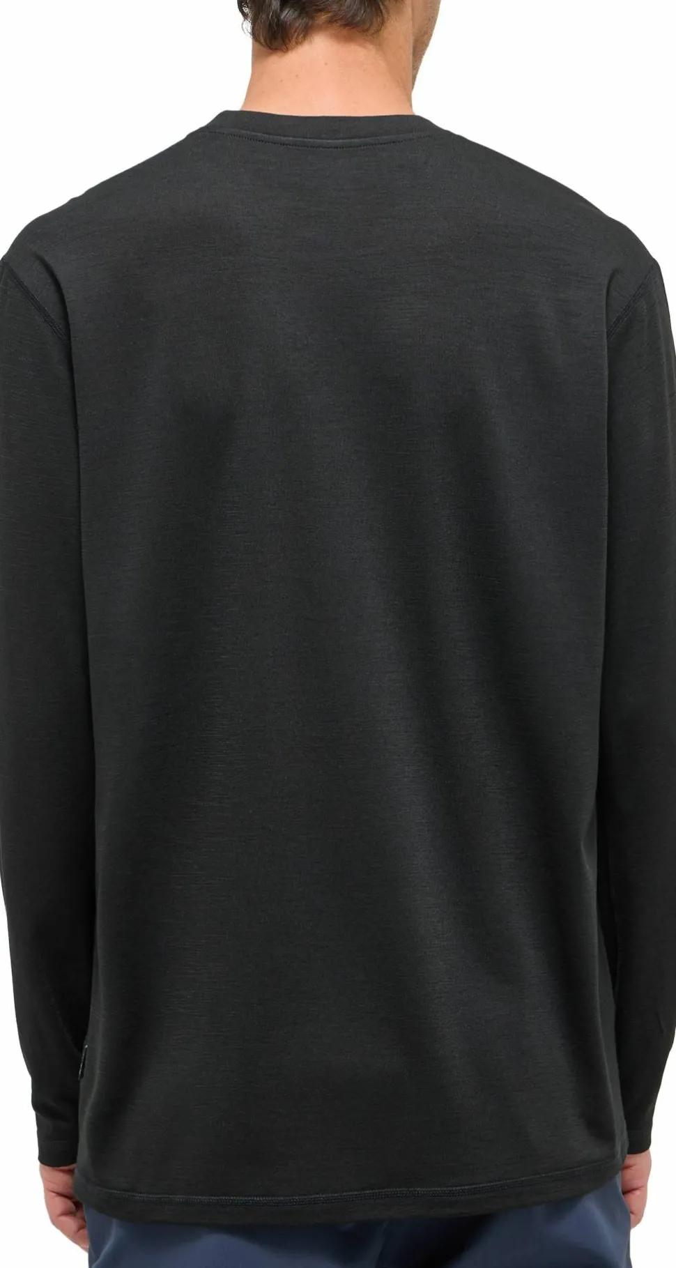 Haglöfs Men's Kaise Wool Long Sleeve Tee True Black