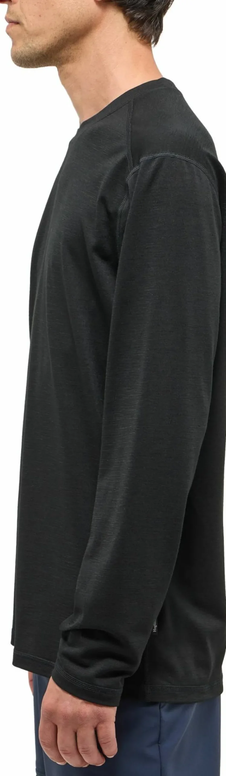Haglöfs Men's Kaise Wool Long Sleeve Tee True Black