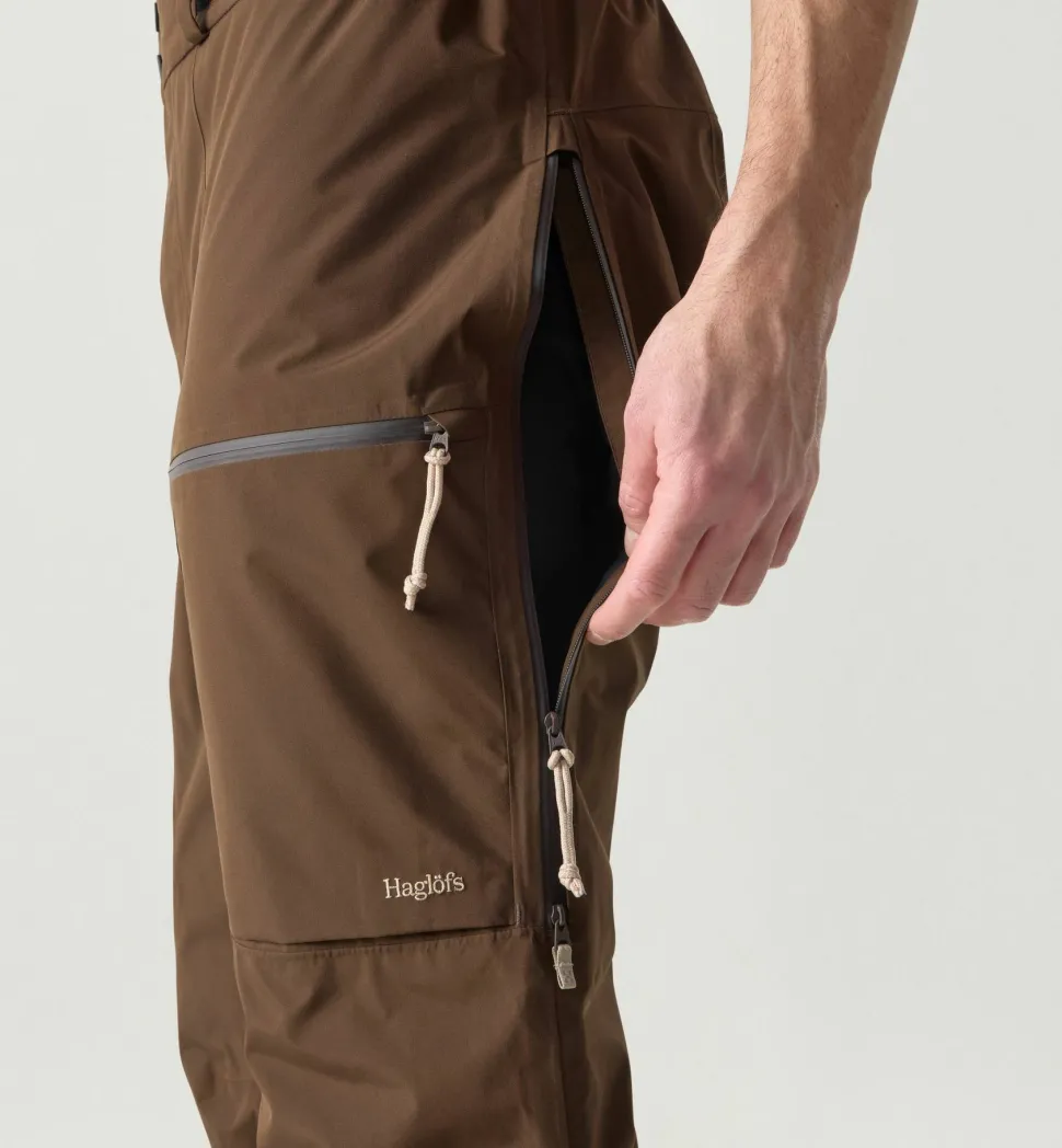 Haglöfs Men's Latnja GORE-TEX Insulated Pant Woodland Brown