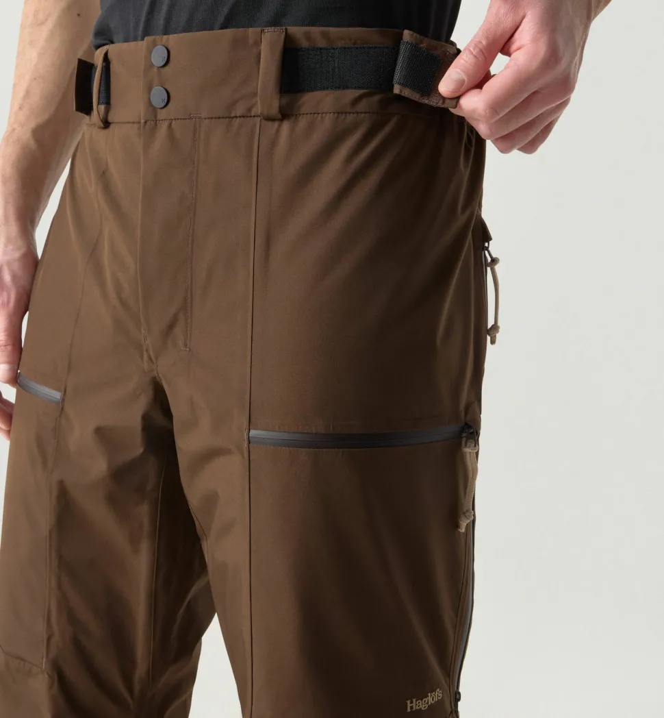Haglöfs Men's Latnja GORE-TEX Insulated Pant Woodland Brown