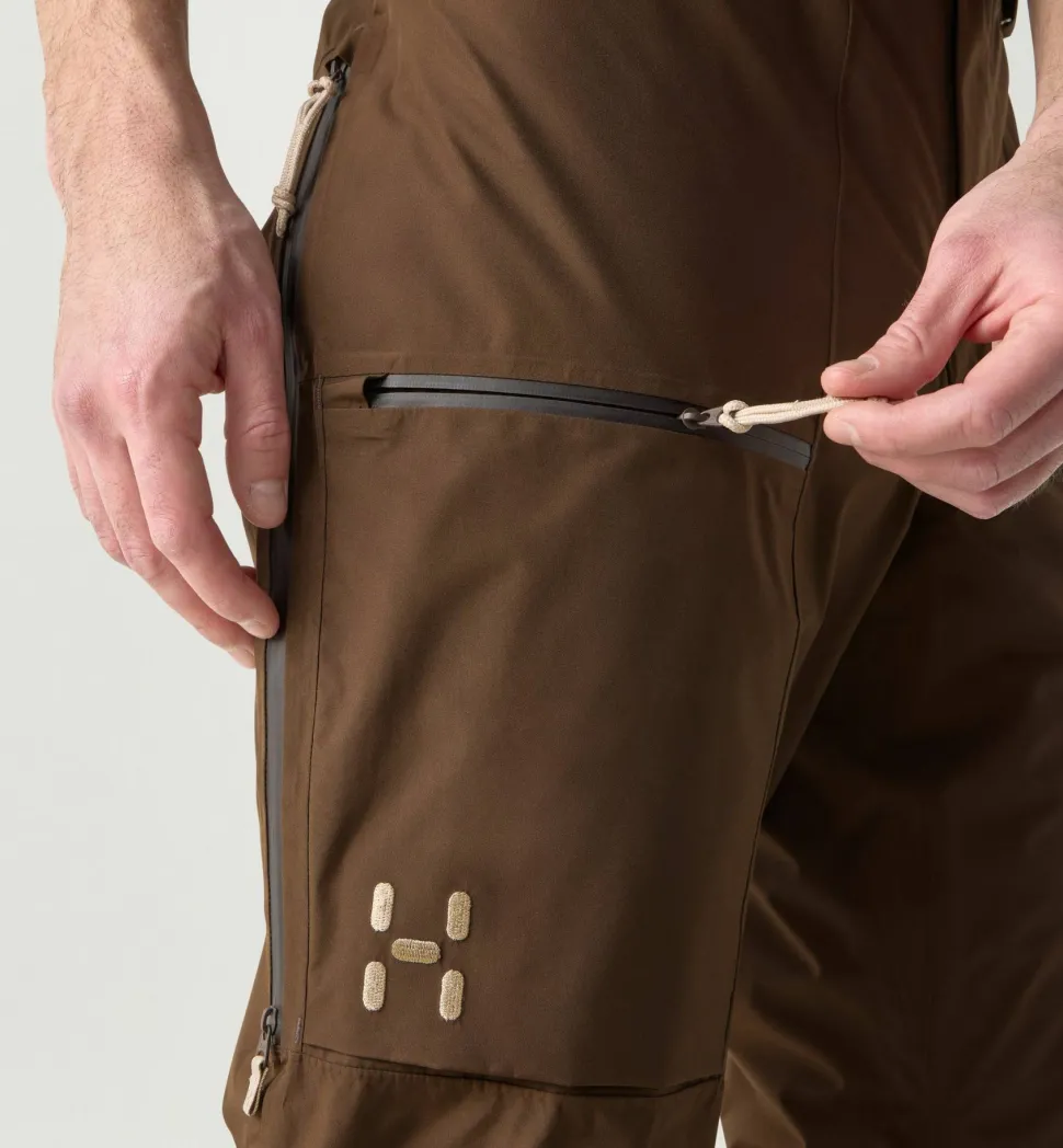 Haglöfs Men's Latnja GORE-TEX Insulated Pant Woodland Brown