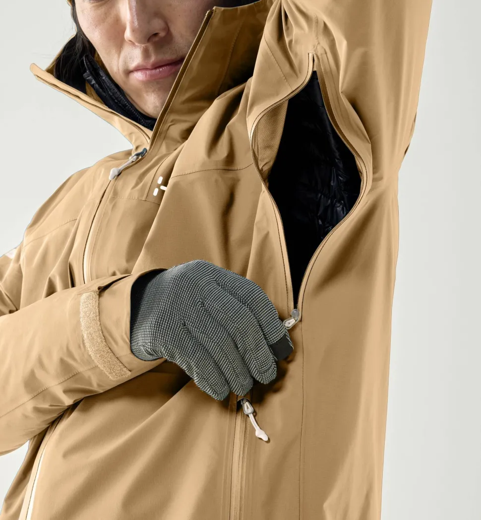 Haglöfs Men's L.I.M Airak GORE-TEX Jacket Oak Brown