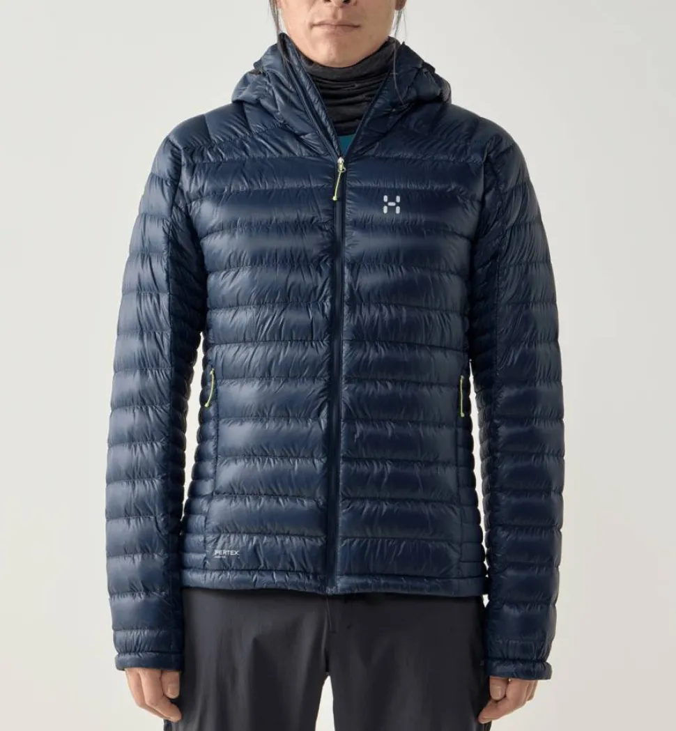 Haglöfs Men's L.I.M Down II Hood Tarn Blue