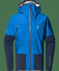 Haglöfs Men's L.I.M Hybrid Touring Hood Electric Blue/Tarn Blue