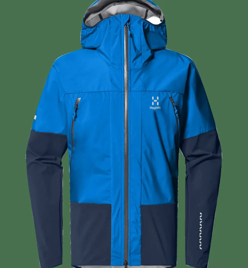 Haglöfs Men's L.I.M Hybrid Touring Hood Electric Blue/Tarn Blue