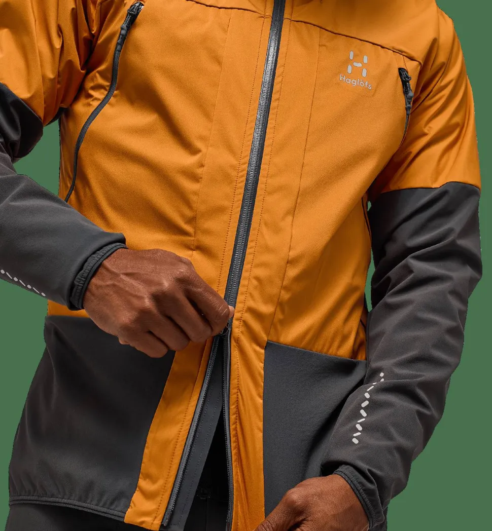 Haglöfs Men's L.I.M Hybrid Touring Hood Electric Blue/Tarn Blue