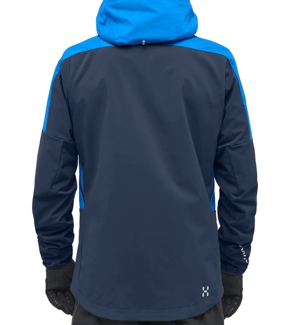 Haglöfs Men's L.I.M Hybrid Touring Hood Electric Blue/Tarn Blue