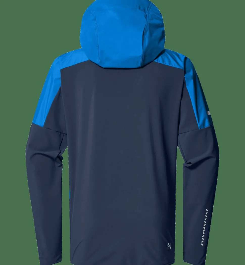 Haglöfs Men's L.I.M Hybrid Touring Hood Electric Blue/Tarn Blue