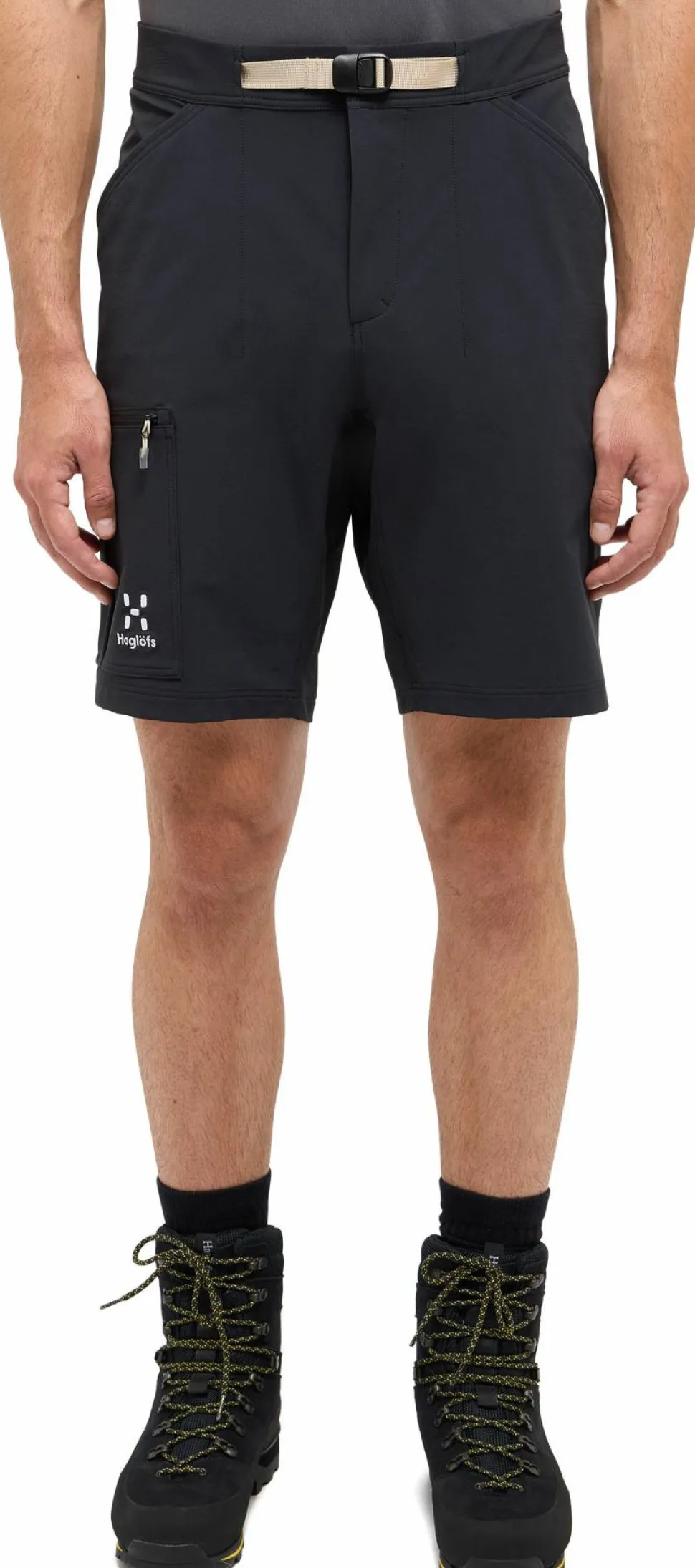 Haglöfs Men's Lizard Softshell Shorts True Black