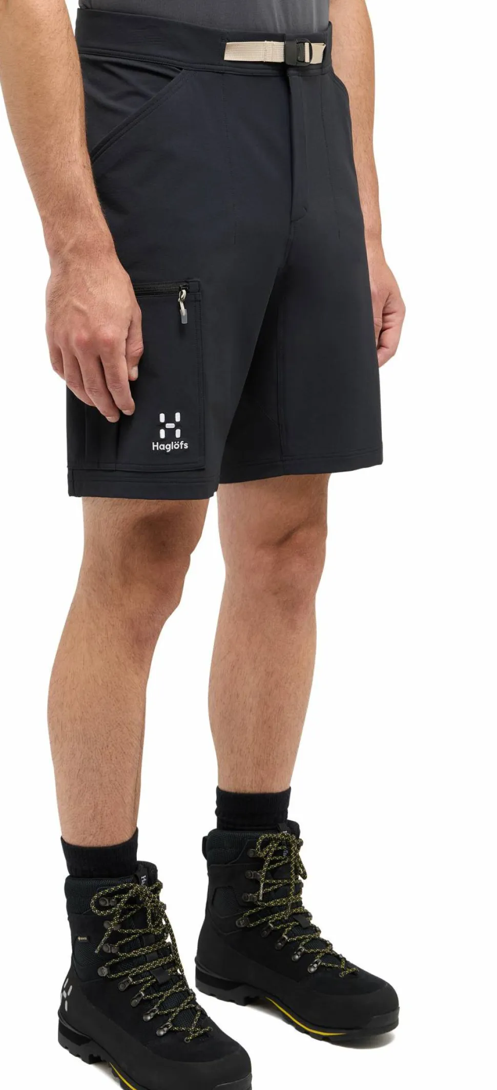 Haglöfs Men's Lizard Softshell Shorts True Black