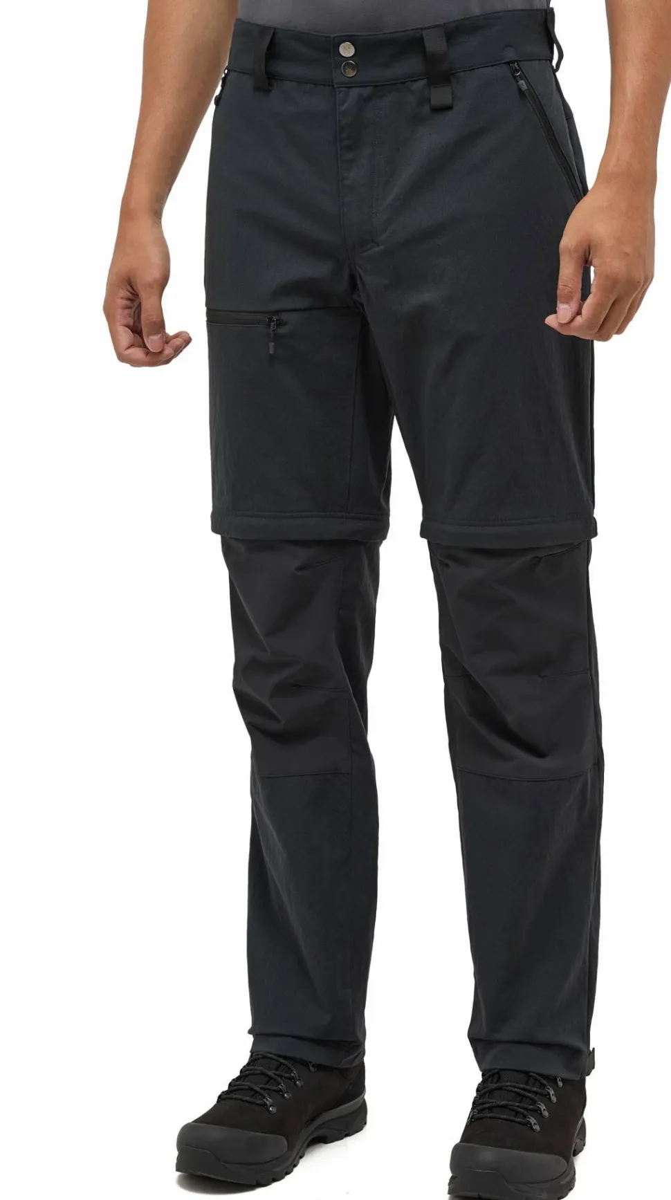 Haglöfs Men's Mid Standard Zip-Off Pant True Black