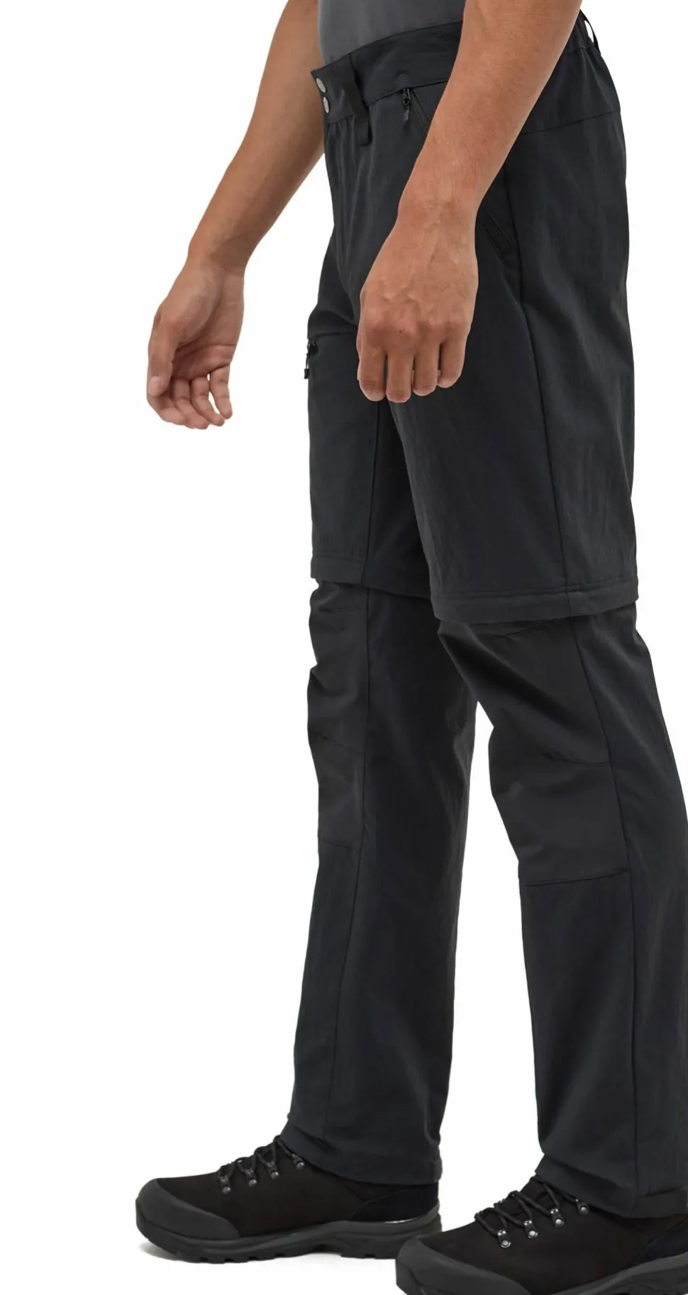 Haglöfs Men's Mid Standard Zip-Off Pant True Black