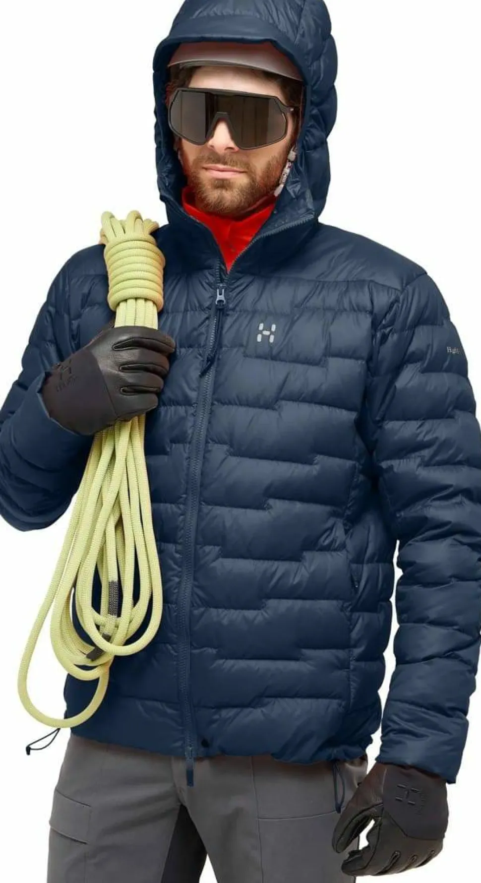 Haglöfs Men's Roc Flash Down Hood Tarn Blue