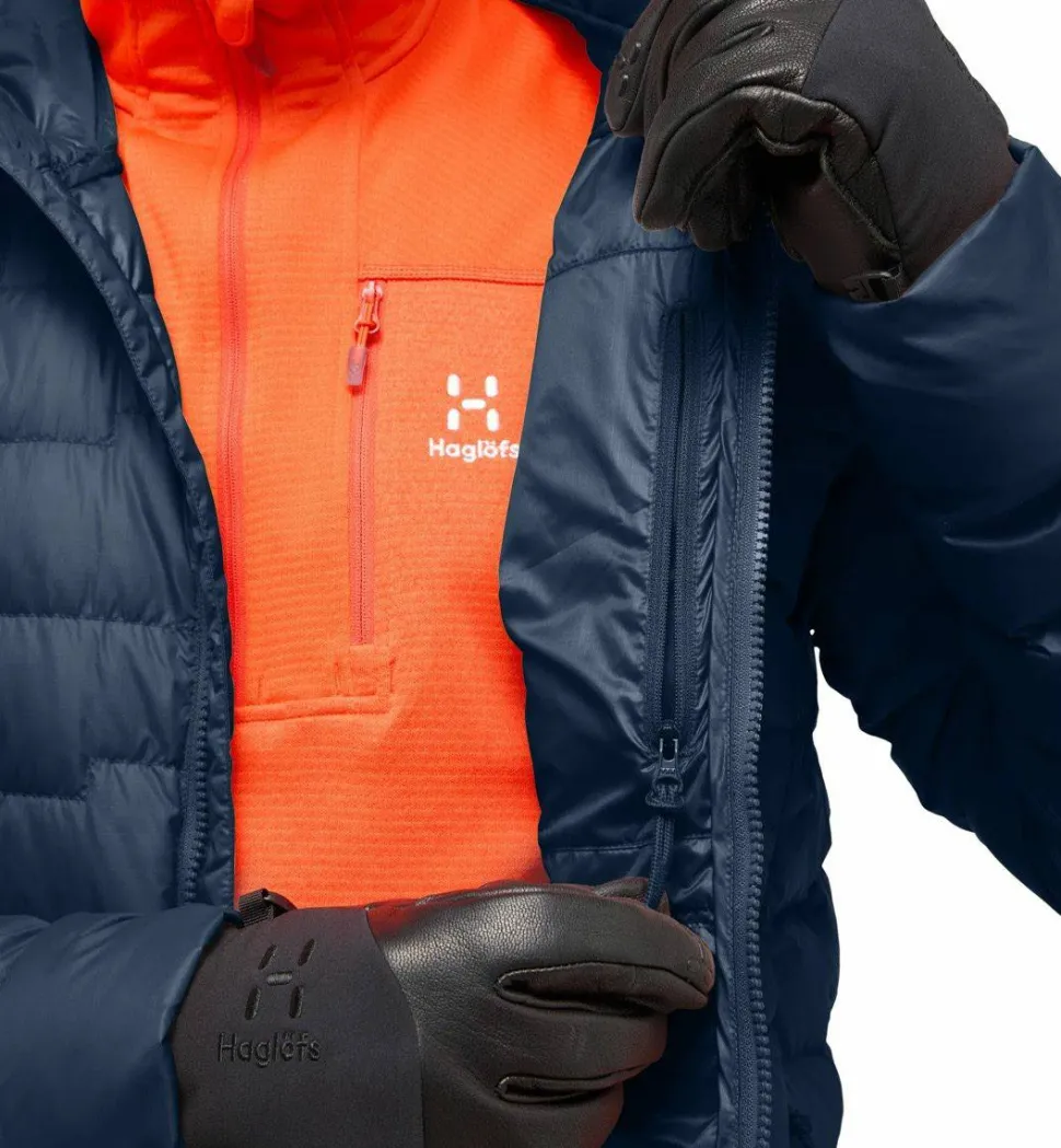 Haglöfs Men's Roc Flash Down Hood Tarn Blue