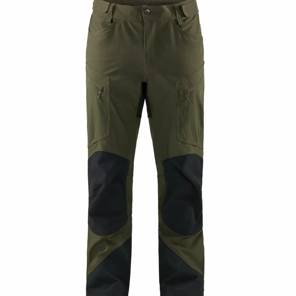 Haglöfs Men's Rugged Mountain Pant Deep Woods/True Black Regular
