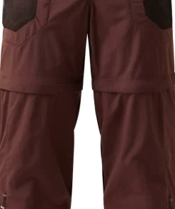 Haglöfs Men's Solis Zip Off Pant Maroon Trail