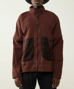 Haglöfs Men's Solis Zip Off Jacket Maroon Trail