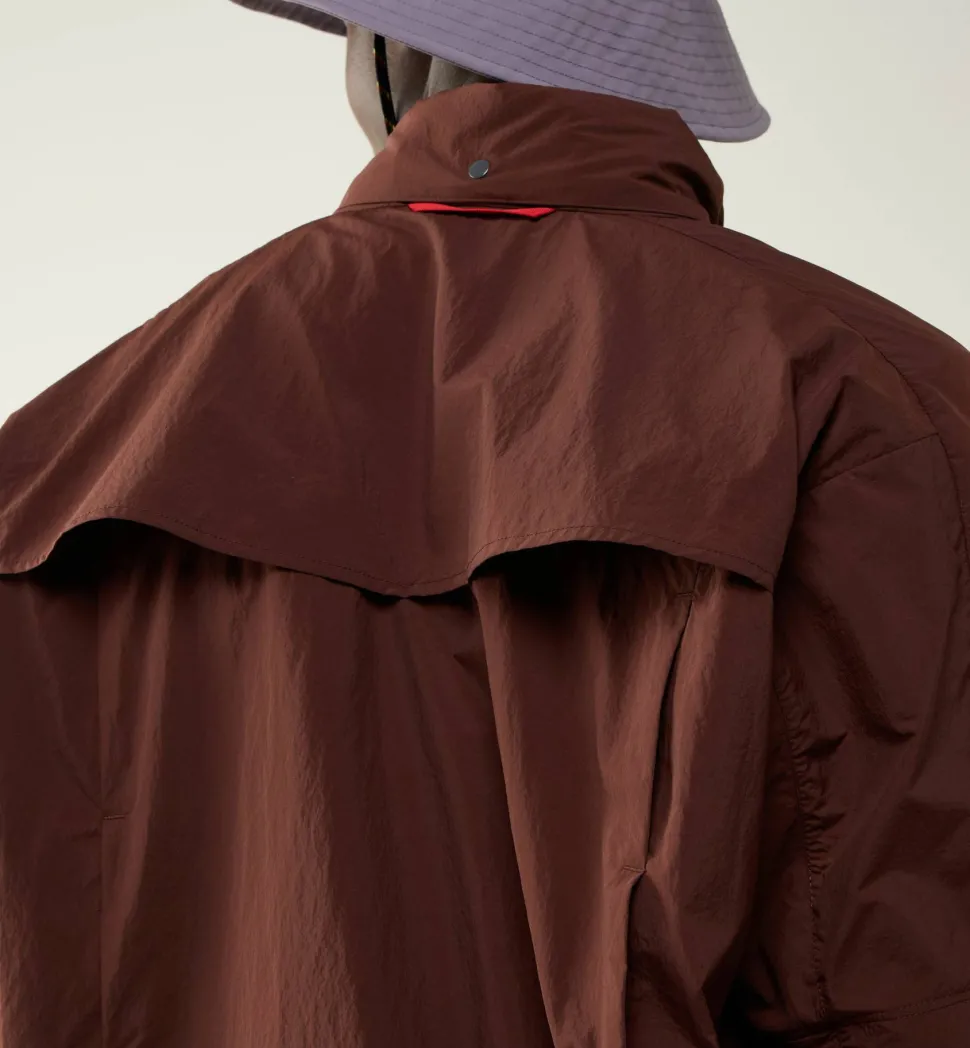 Haglöfs Men's Solis Zip Off Jacket Maroon Trail