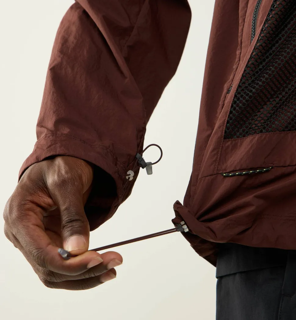 Haglöfs Men's Solis Zip Off Jacket Maroon Trail