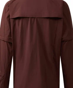 Haglöfs Men's Solis Zip Off Jacket Maroon Trail