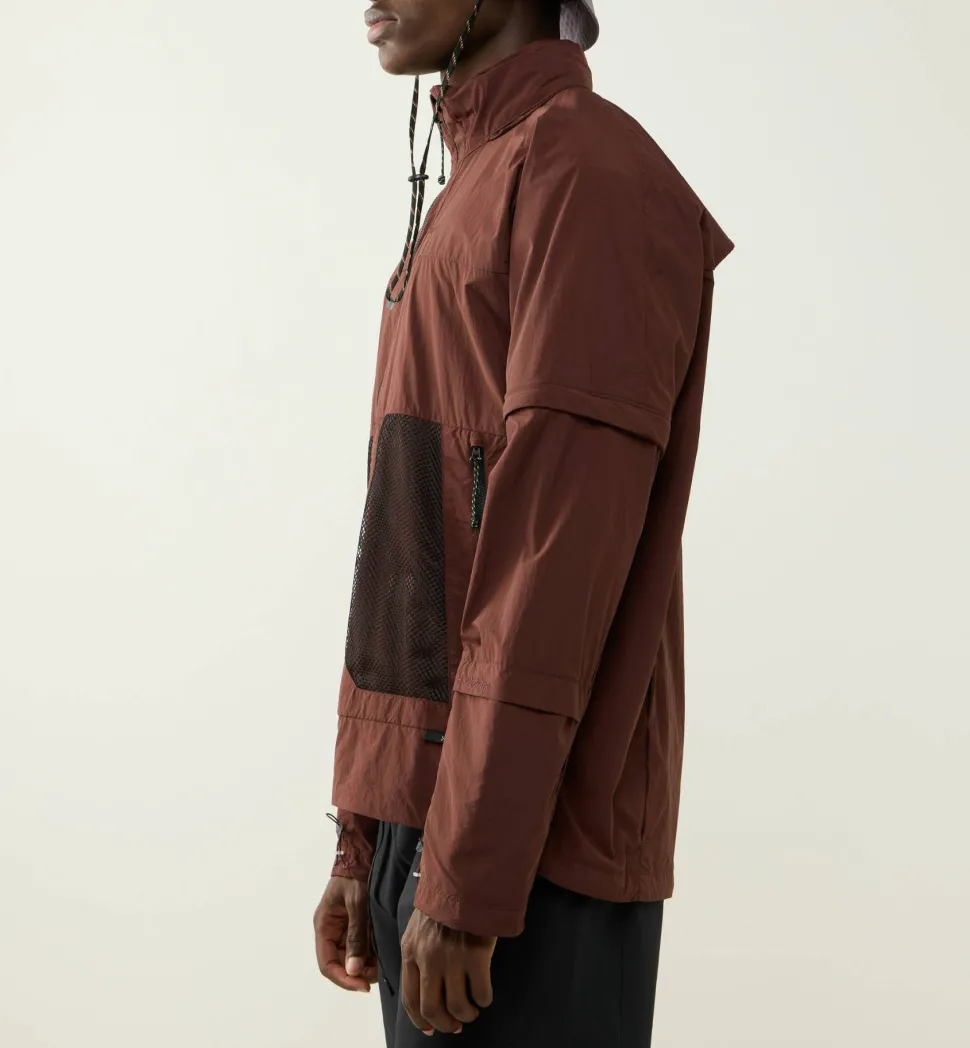 Haglöfs Men's Solis Zip Off Jacket Maroon Trail