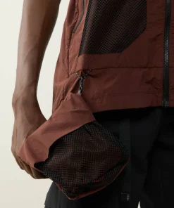 Haglöfs Men's Solis Zip Off Jacket Maroon Trail