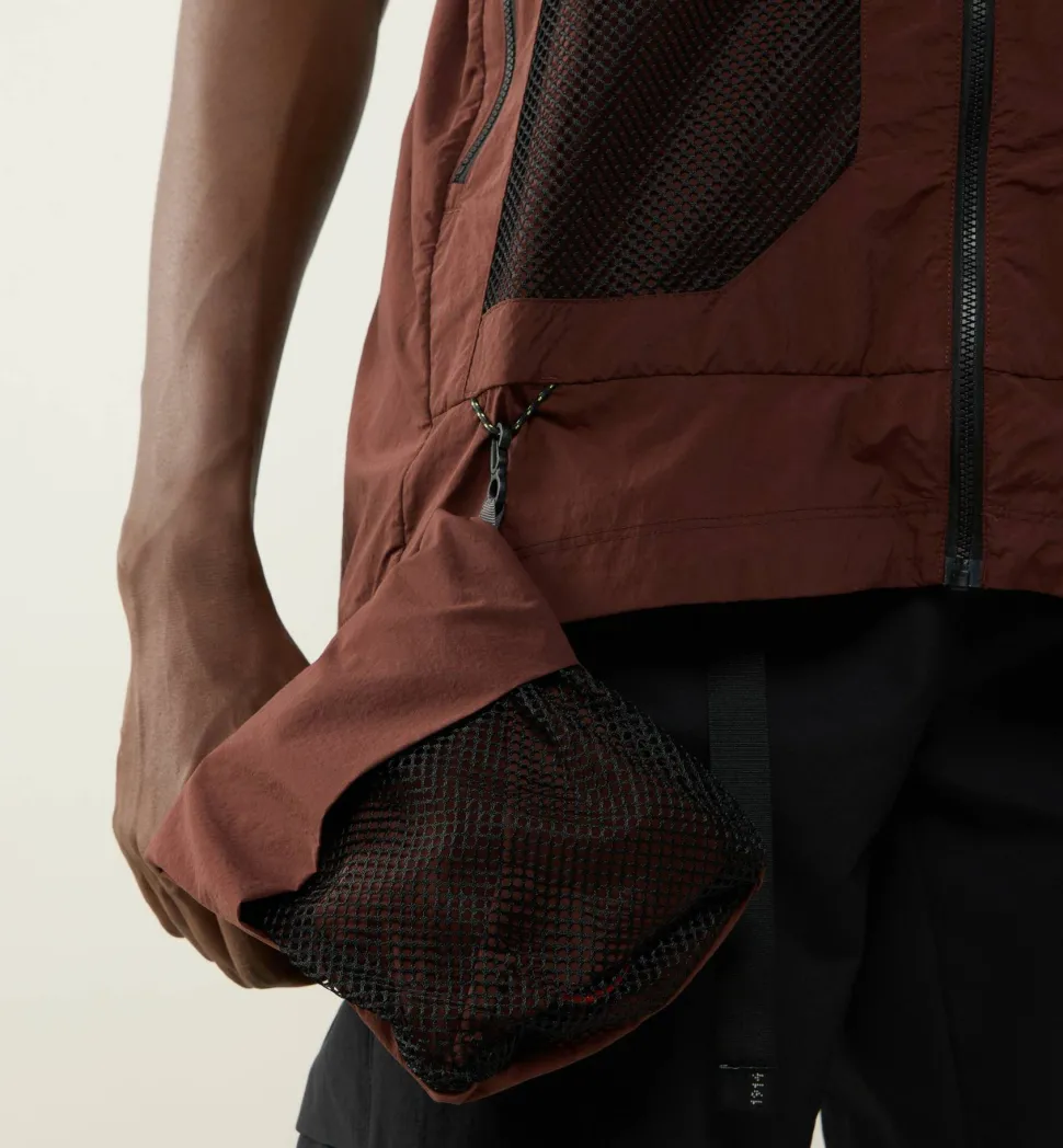 Haglöfs Men's Solis Zip Off Jacket Maroon Trail