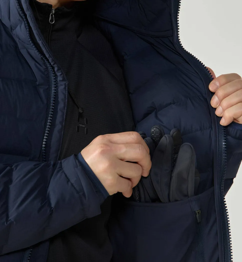Haglöfs Men's Spitz Down Hood Tarn Blue