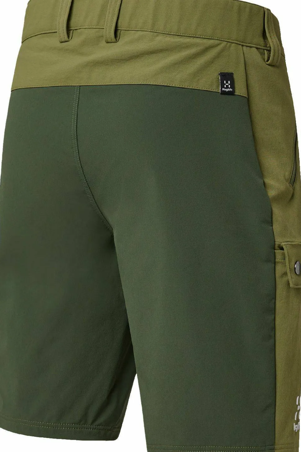 Haglöfs Mid Standard Shorts Men Olive Green/Seaweed Green