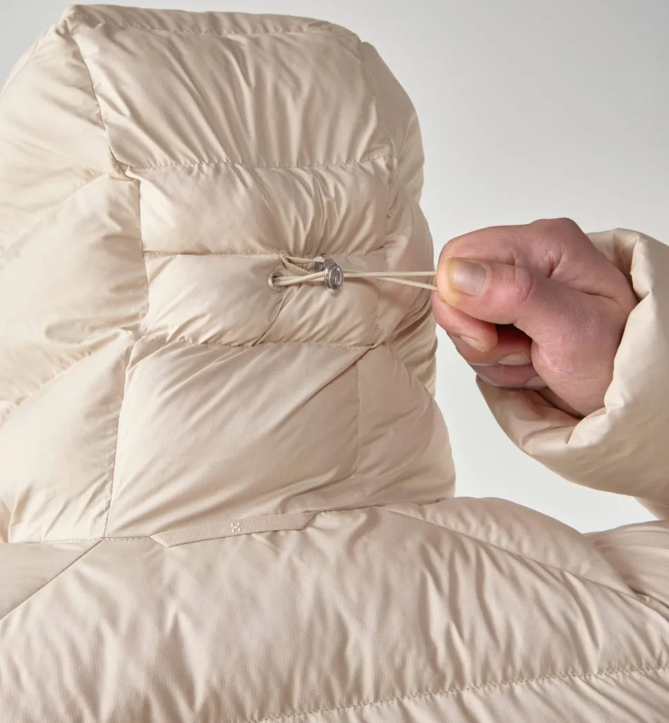 Haglöfs Rosson Down Parka Men Chalk Beige