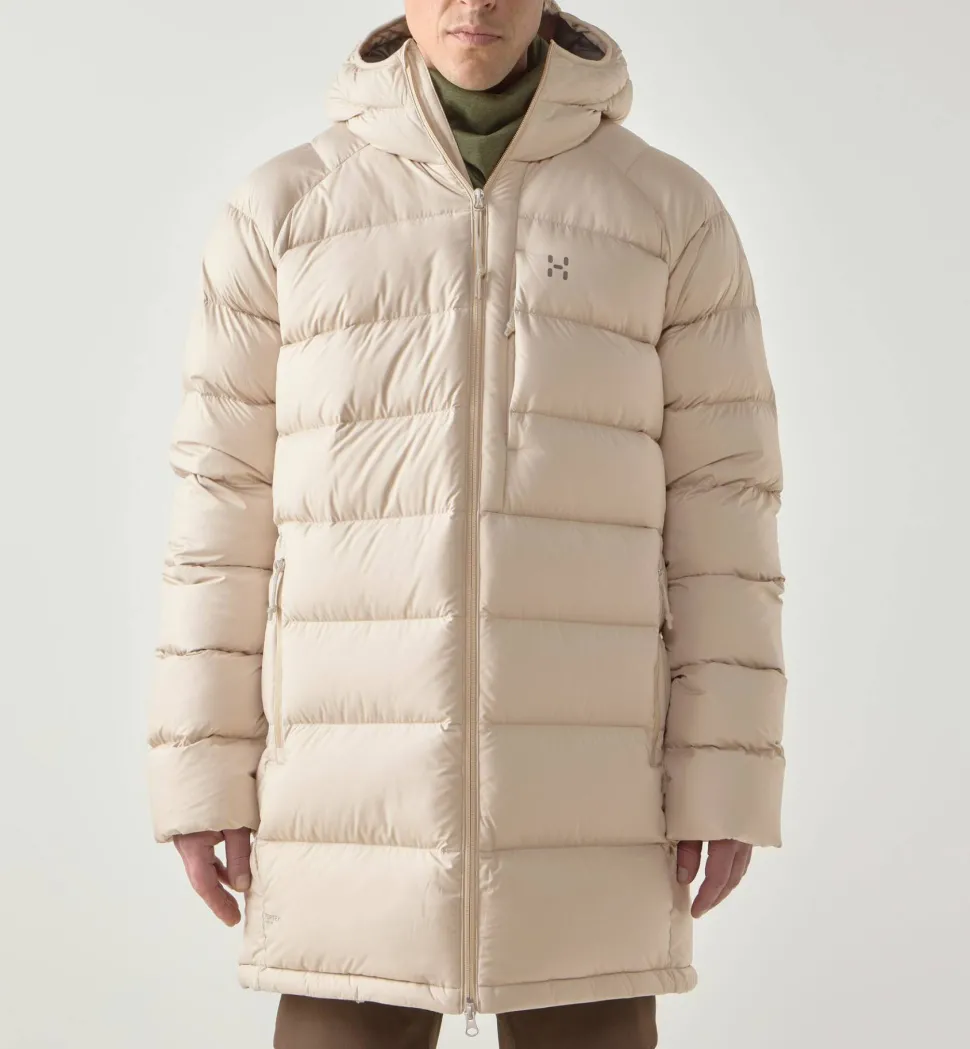 Haglöfs Rosson Down Parka Men Chalk Beige