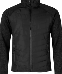 Halti Men's Streams Hybrid Knit Layer Jacket Black Melange