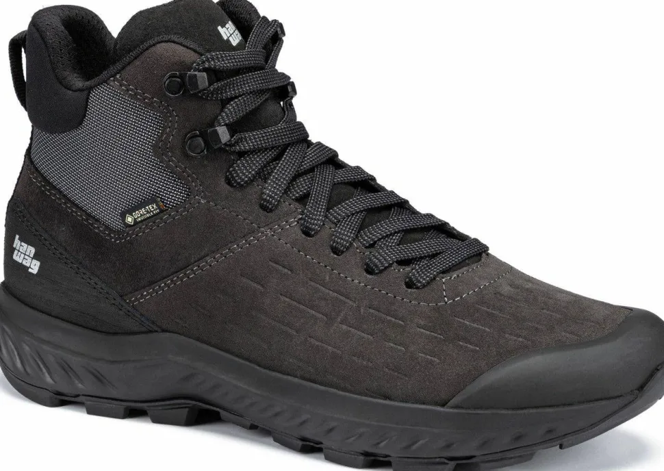 Hanwag Men's Kaduro Mid Gore-Tex Anthracite/black