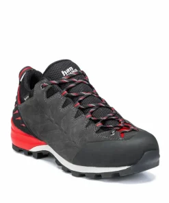Hanwag Men's Makra Pro Low Gore-Tex Asphalt/Red