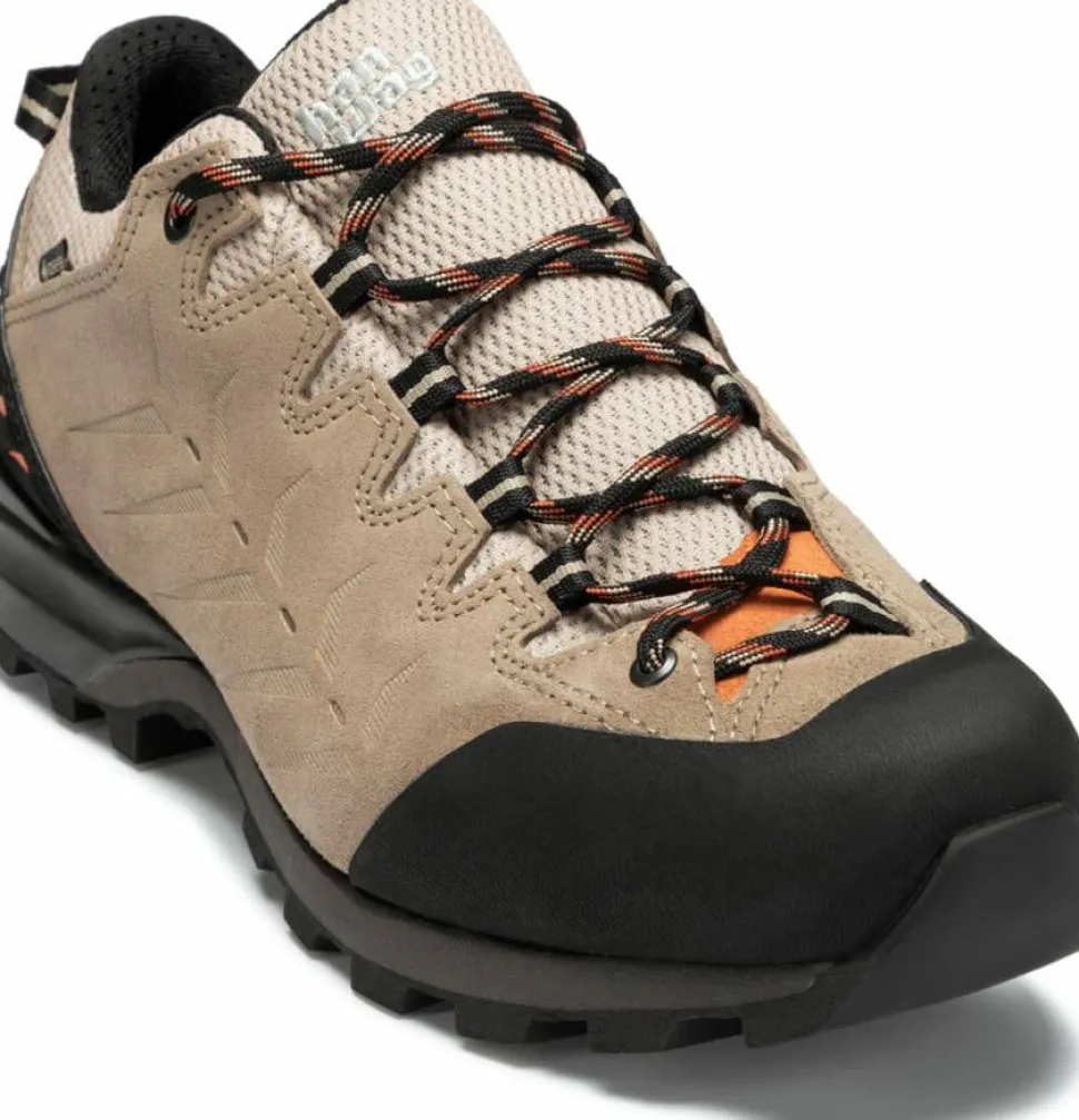 Hanwag Men's Makra Pro Low Gore-Tex Lightbrown-orange