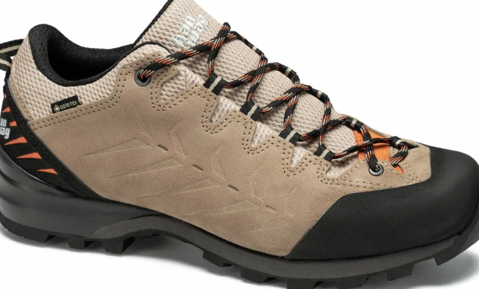 Hanwag Men's Makra Pro Low Gore-Tex Lightbrown-orange