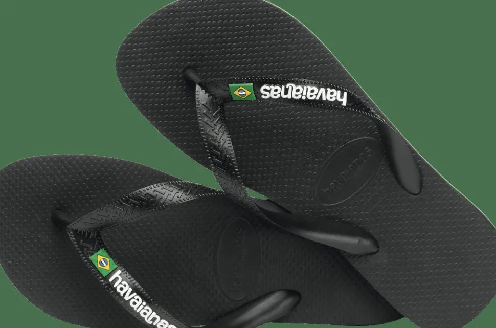Havaianas Men's Brazil Logo Black/Black