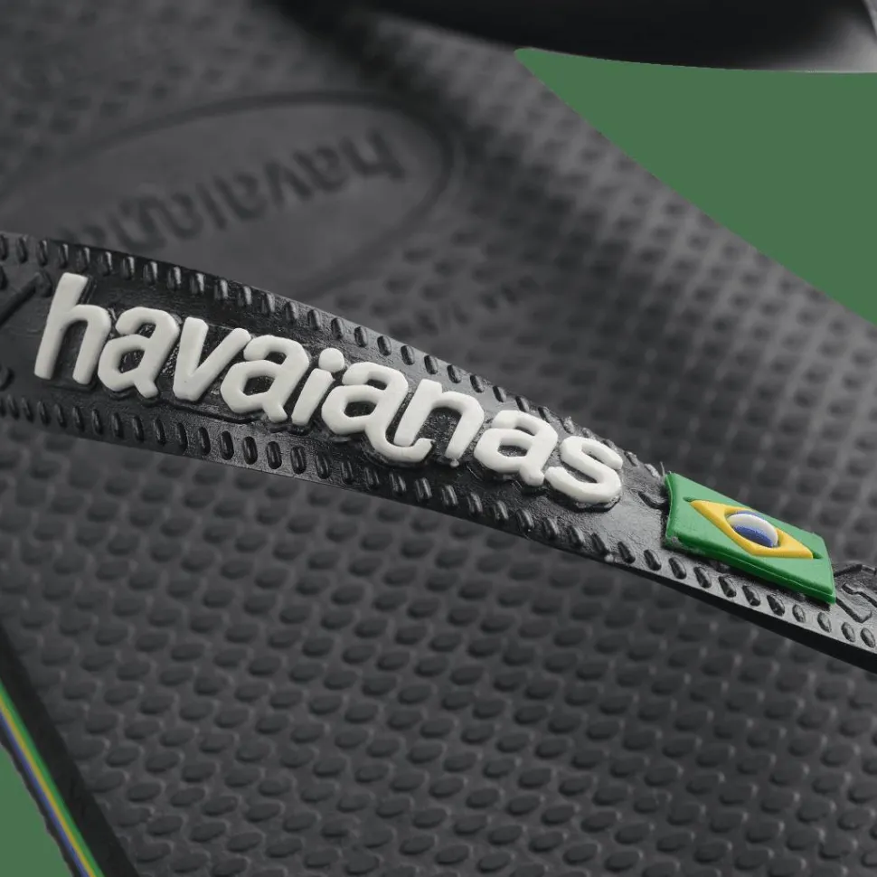 Havaianas Men's Brazil Logo Black/Black