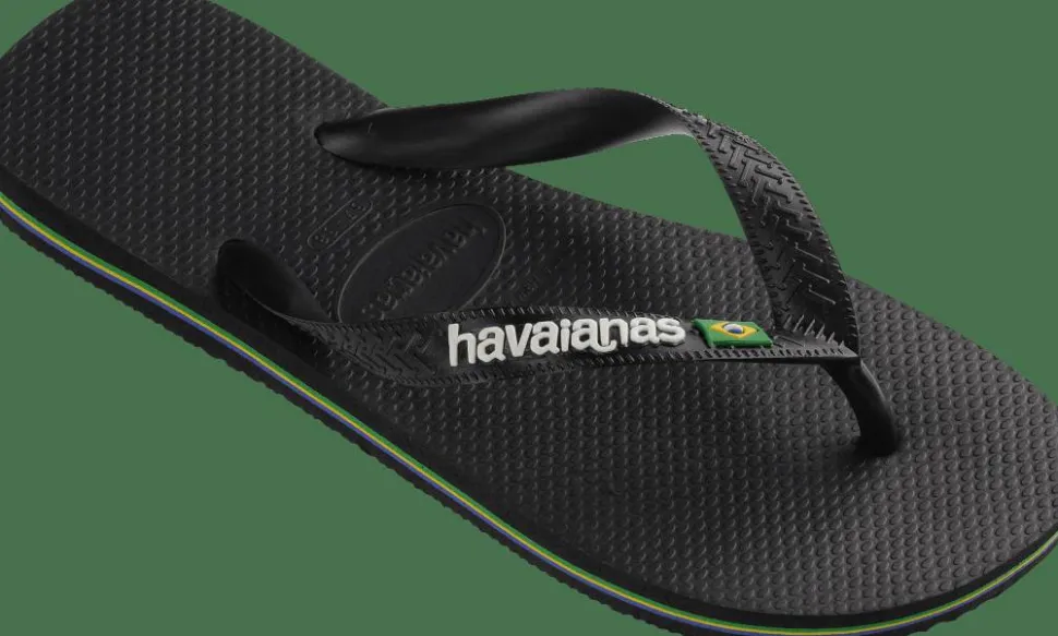 Havaianas Men's Brazil Logo Black/Black