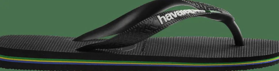 Havaianas Men's Brazil Logo Black/Black