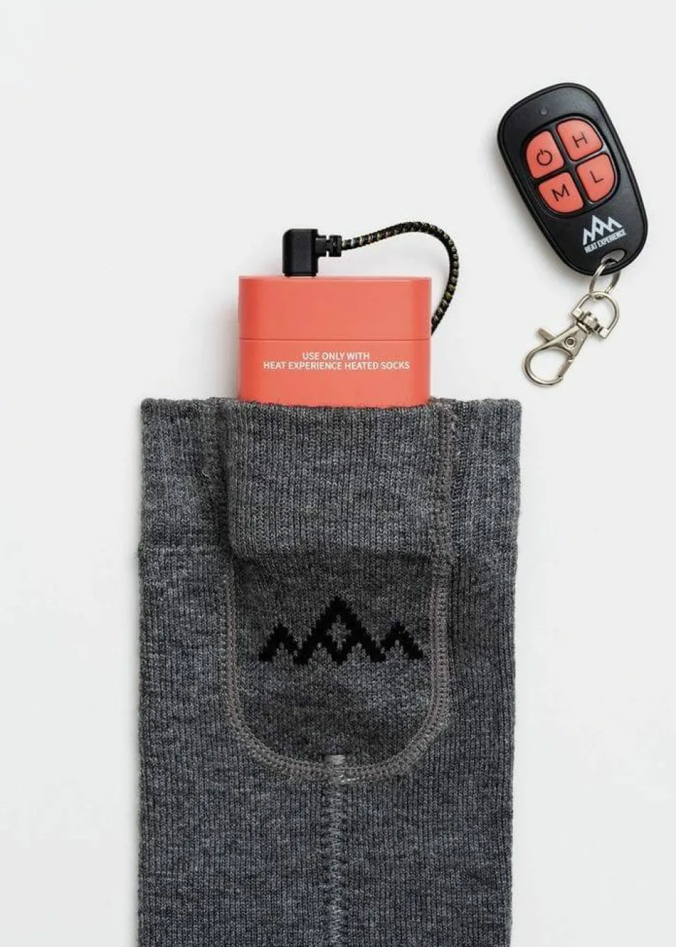 Heat Experience Heatx Heated Everyday Socks With Batteries V2 Cream