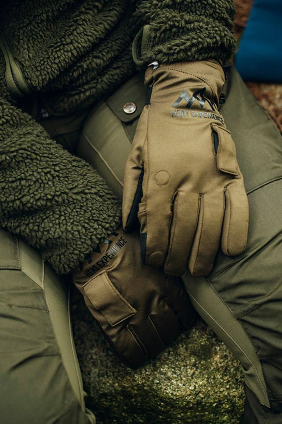 Heat Experience Hunting Gloves Green/black