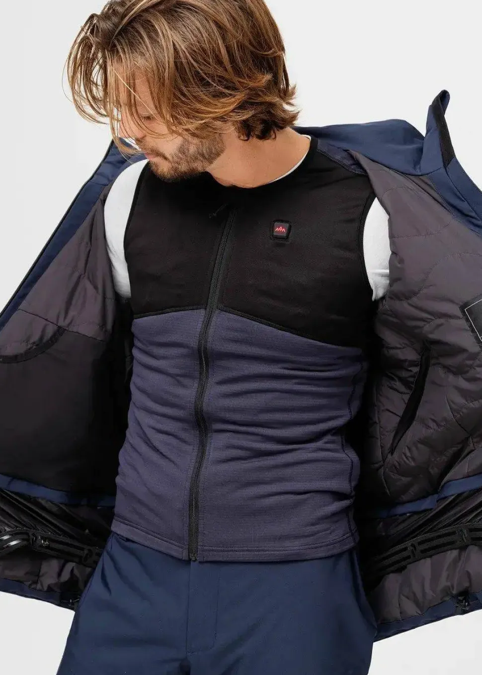Heat Experience Unisex Heatx Heated Inner Vest Navy/black