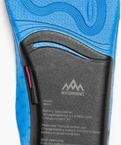 Heat Experience Wireless Charging App Insoles Blue