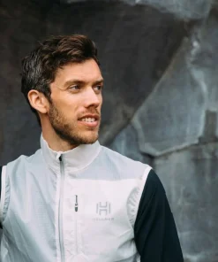 Hellner Biekkus Wind Vest Men's Nimbus Cloud