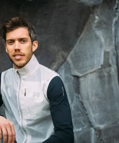 Hellner Biekkus Wind Vest Men's Nimbus Cloud