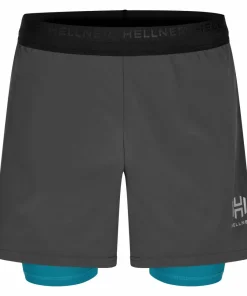 Hellner Kelva 2-in-1 Shorts Men's Asphalt