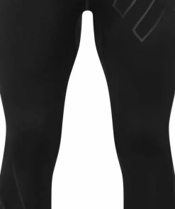 Hellner Men's Compression Full Length Tights Black Beauty
